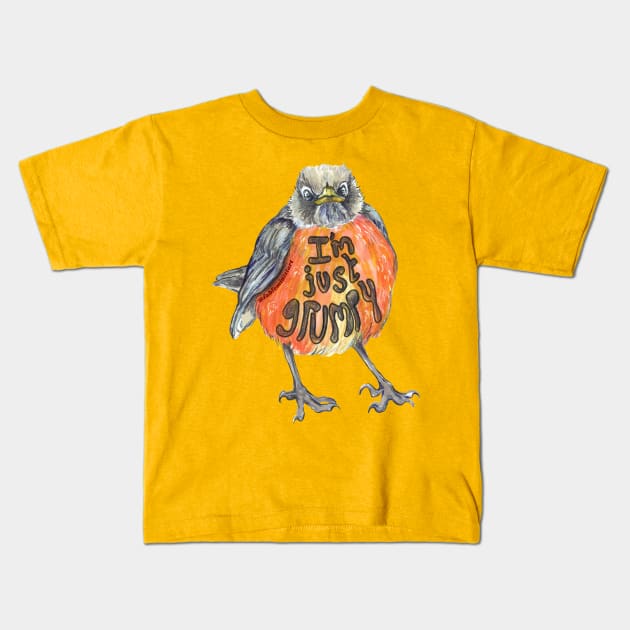 I'm Just Grumpy Kids T-Shirt by FabulouslyFeminist